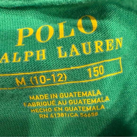 Polo Ralph Lauren Boys Polo Bear Windsurfing Shirt size M 10-12 - Picture 9 of 9